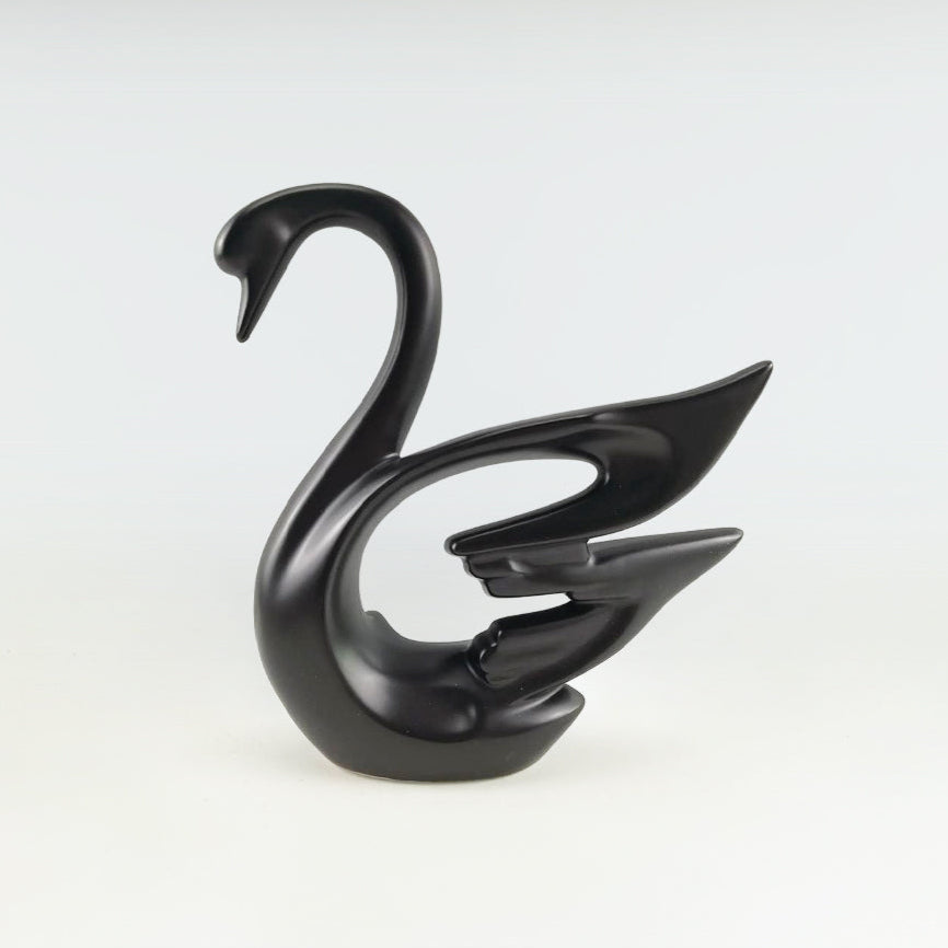 Swan Sculpture - Black