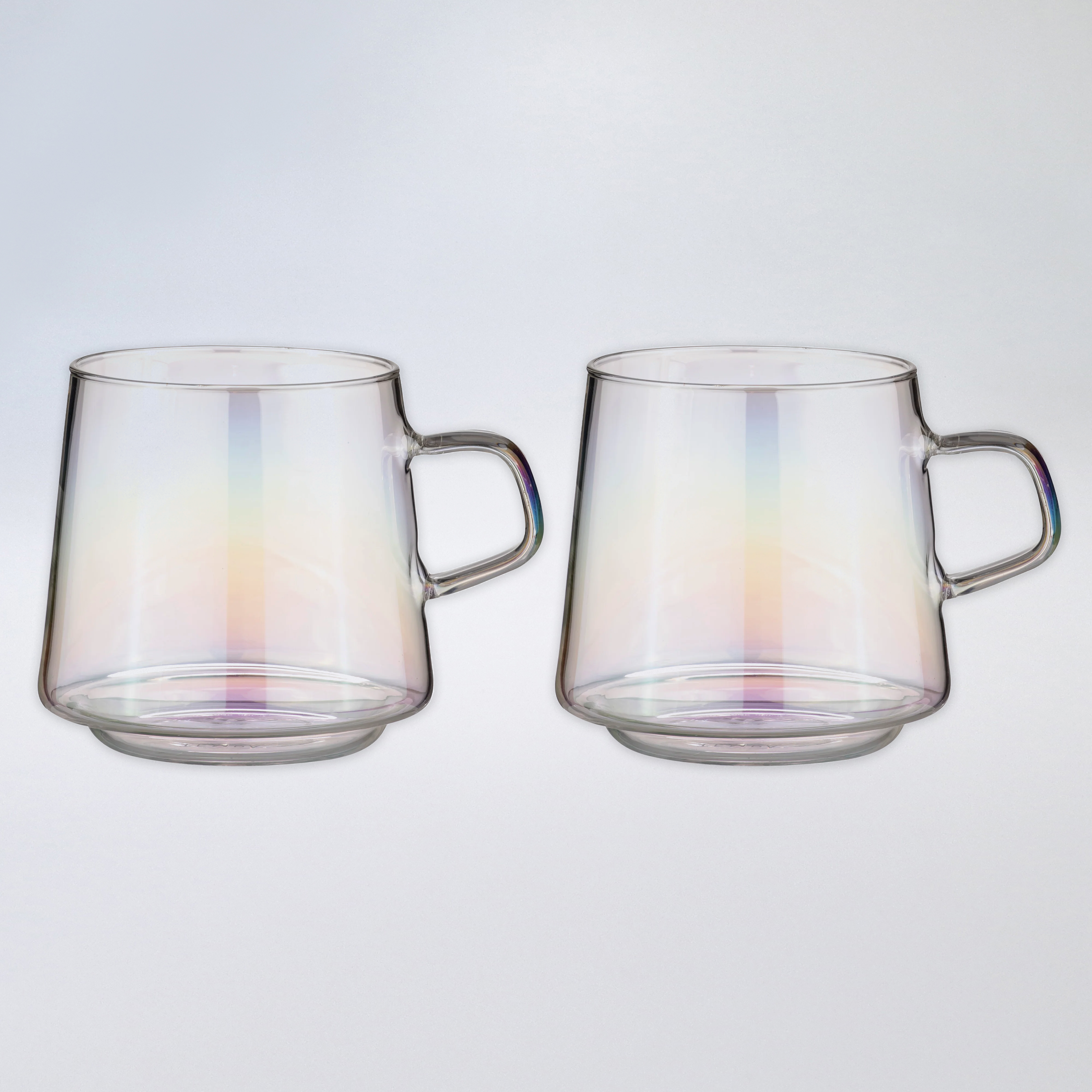 Oaklyn Glass Mugs Set - Opal