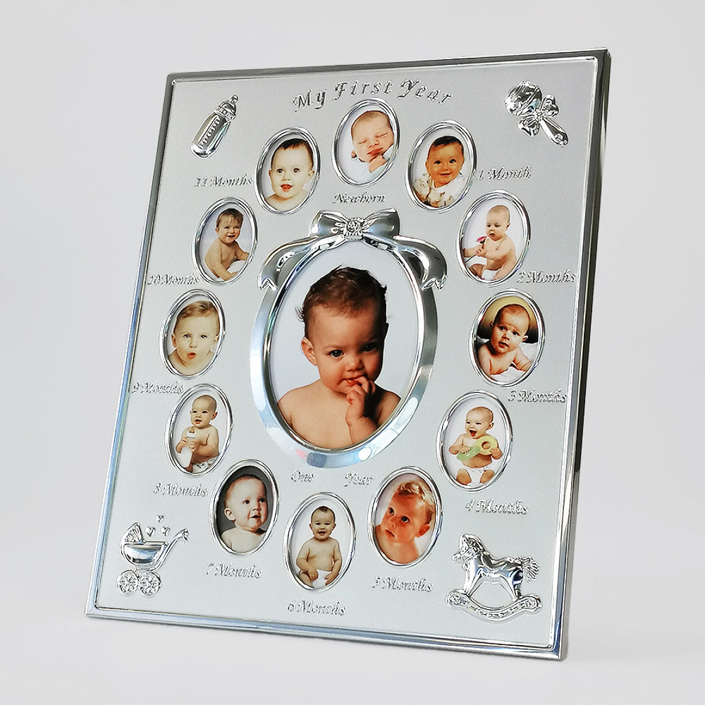 'Baby Years' Baby Memories Frame - Silver