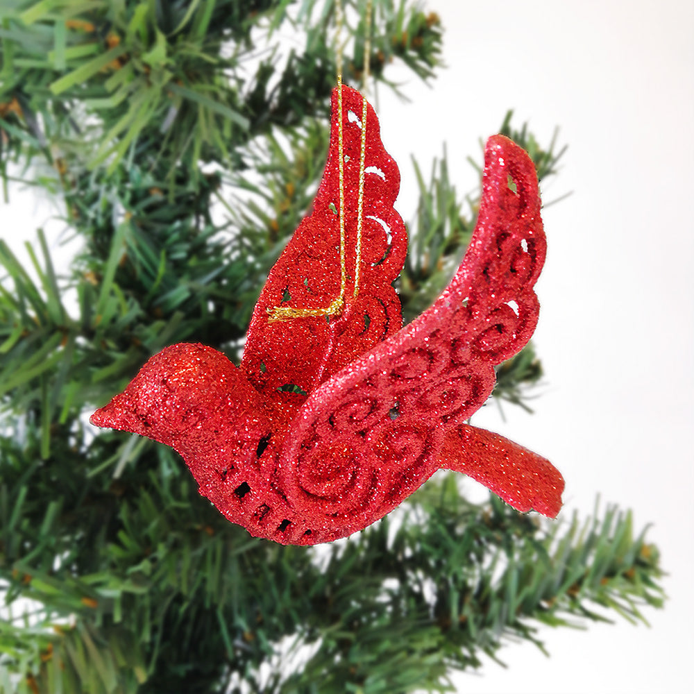 Red Bird Tree Decor