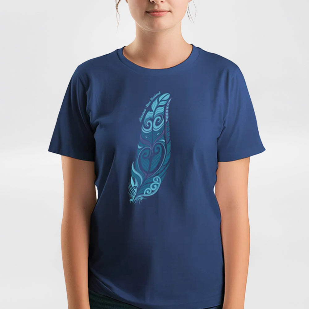 'NZ Feather' - Womens T-Shirt