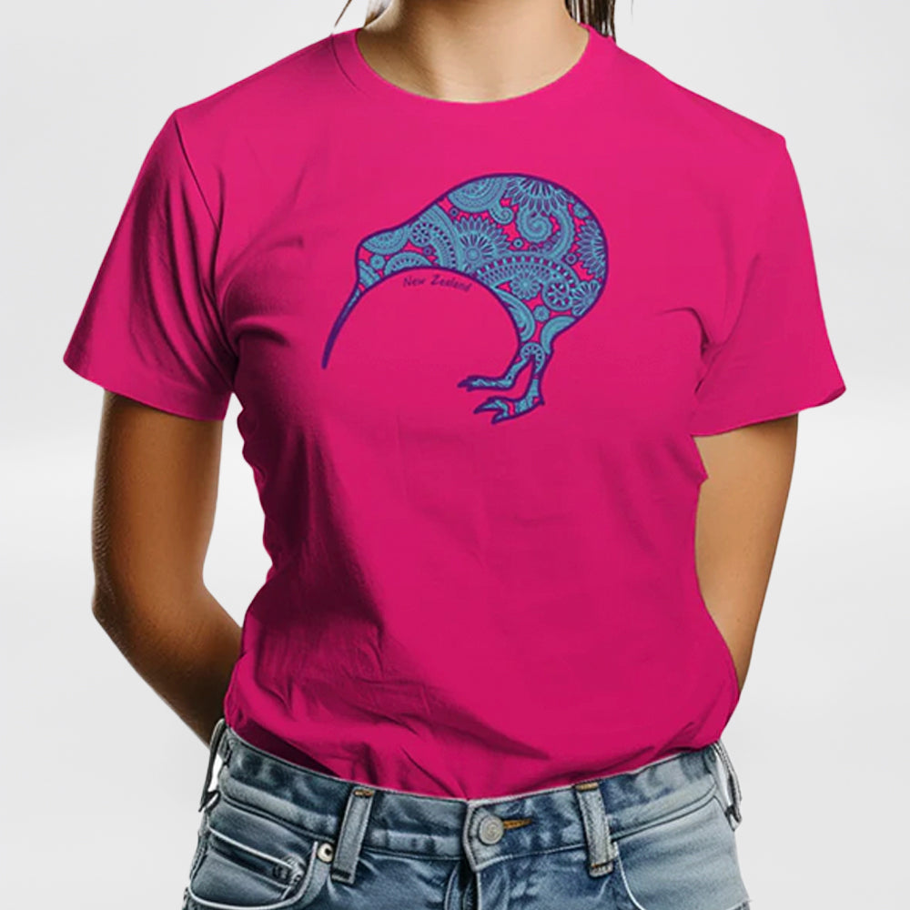 Paisley Kiwi' - Womens T-Shirt