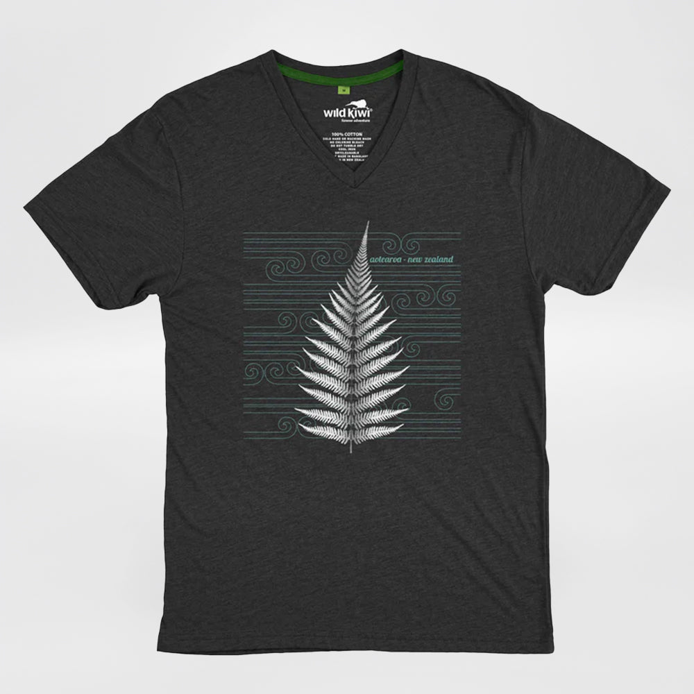 'Silver Fern Stripes' - Womens T-Shirt