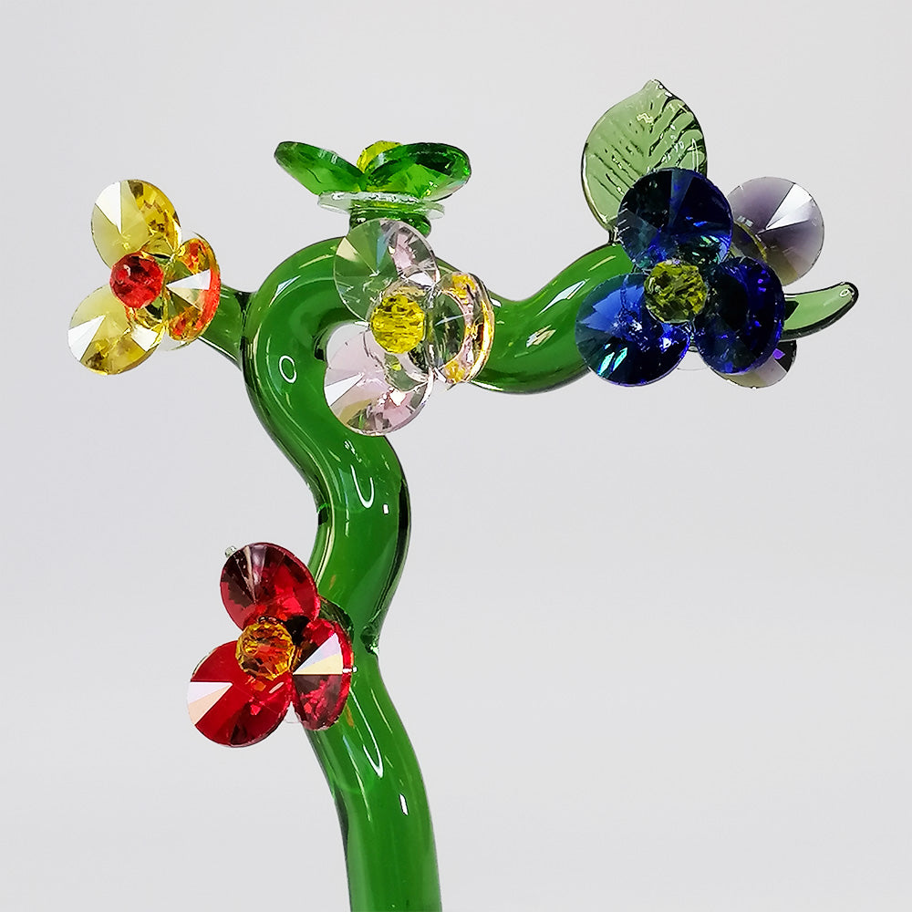 Glass Flower Tree - 11.5cm