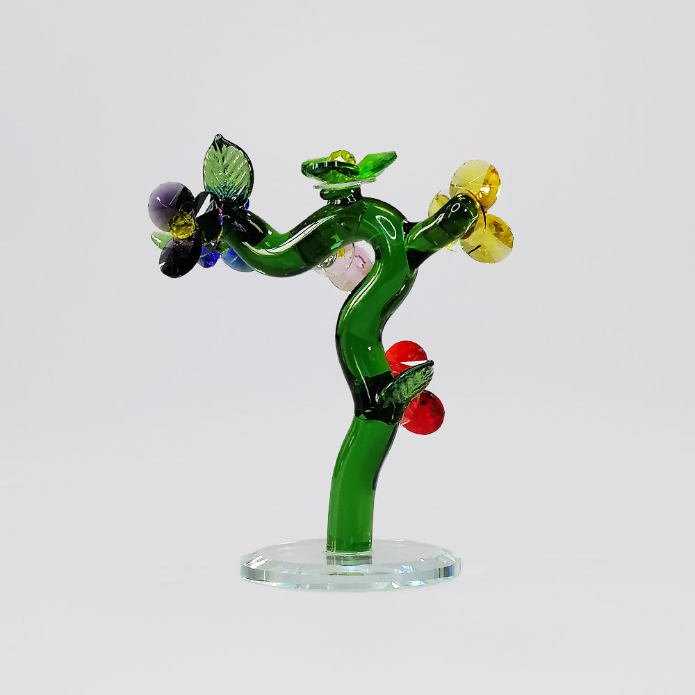 Glass Flower Tree - 11.5cm