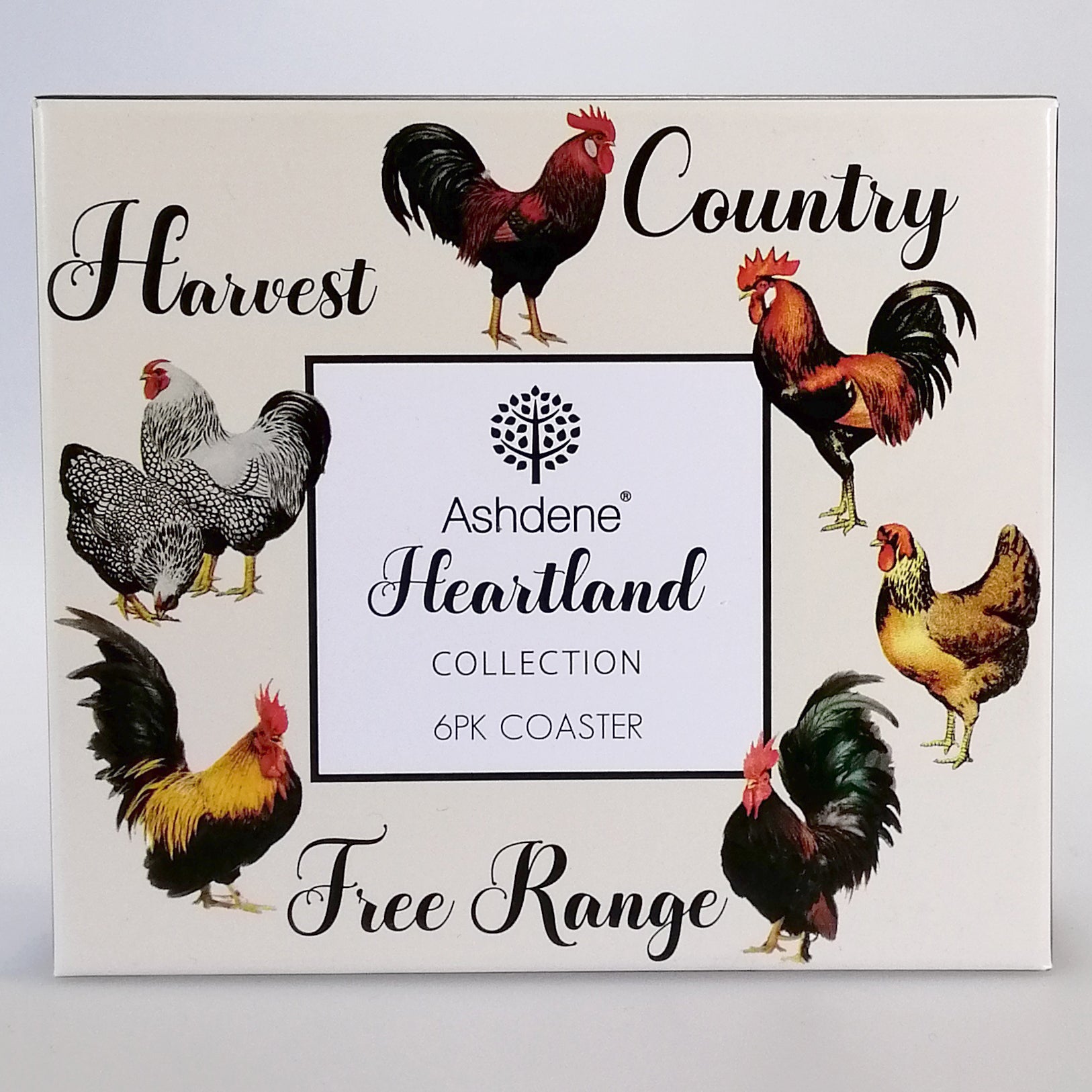 Ashdene Heartland Chooks Coaster - Set of 6