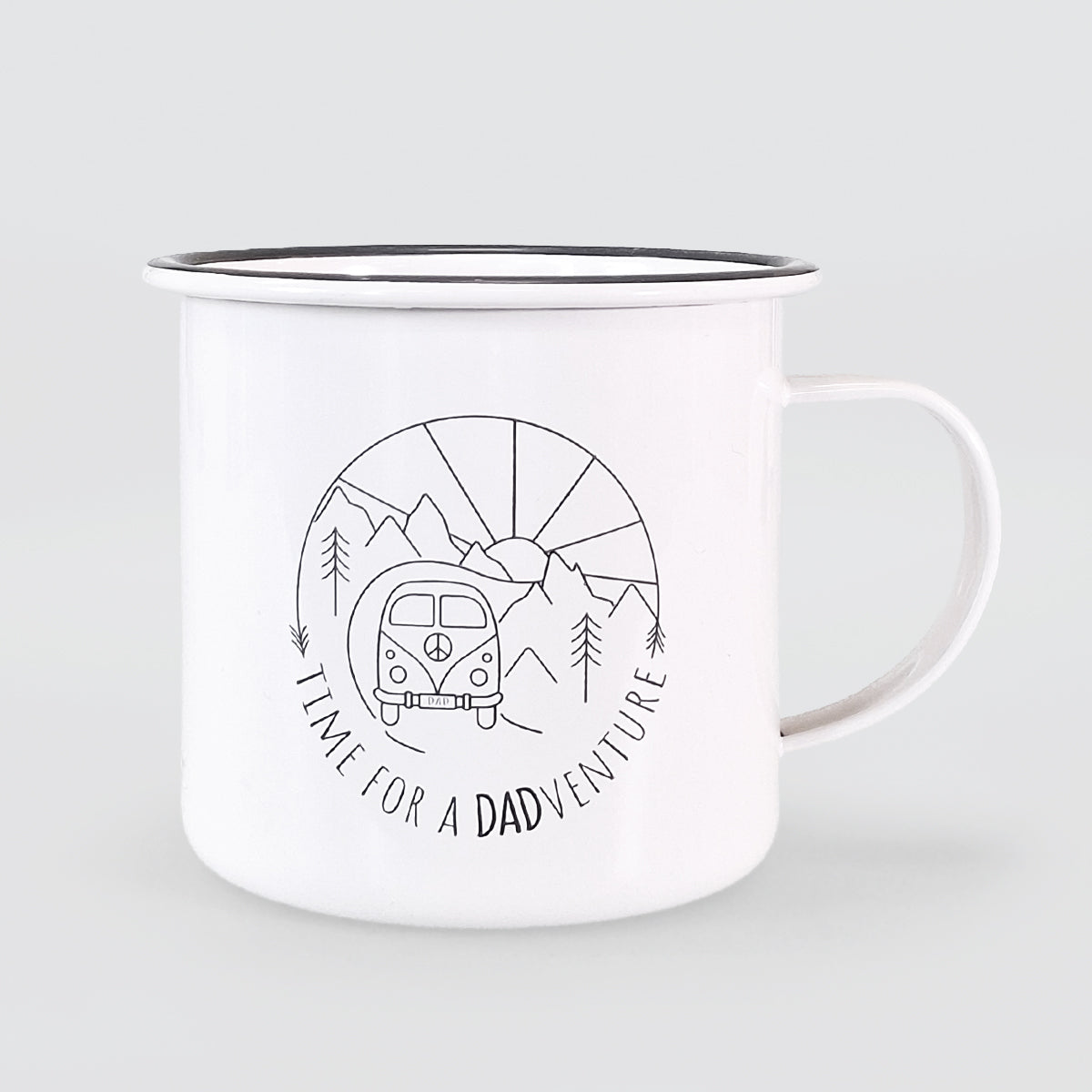 Enamel Mug - Time For A Dad-venture