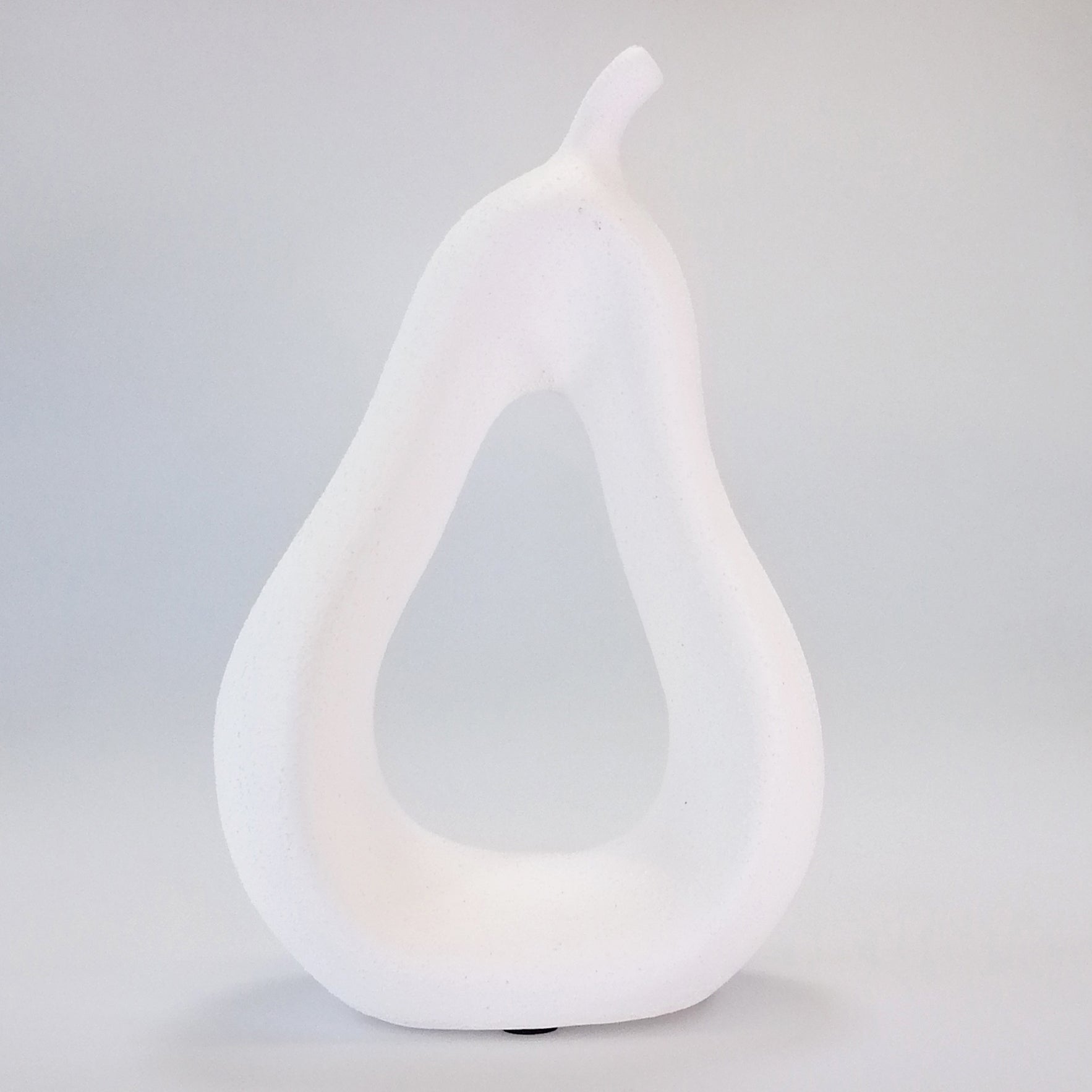 White Pear Sculpture