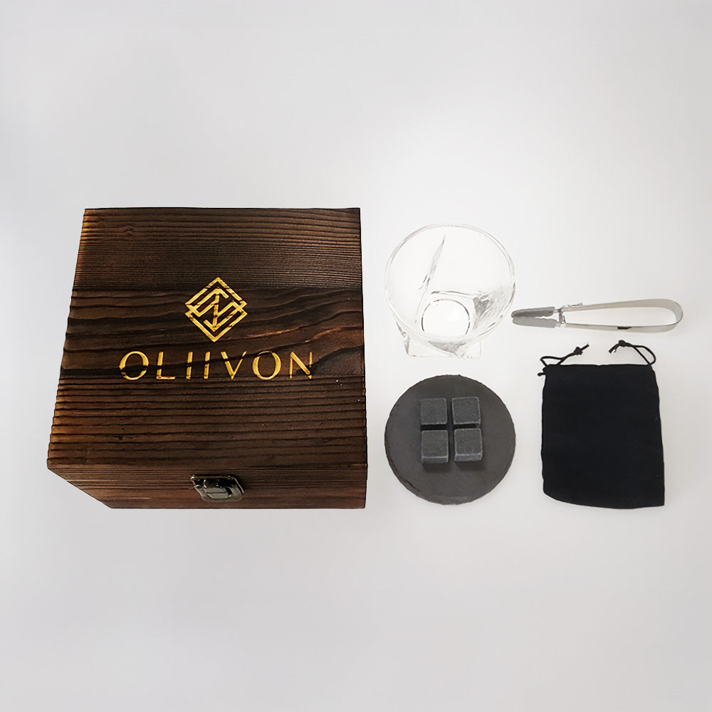 OLIIVON - Whiskey Twist & Stone Set