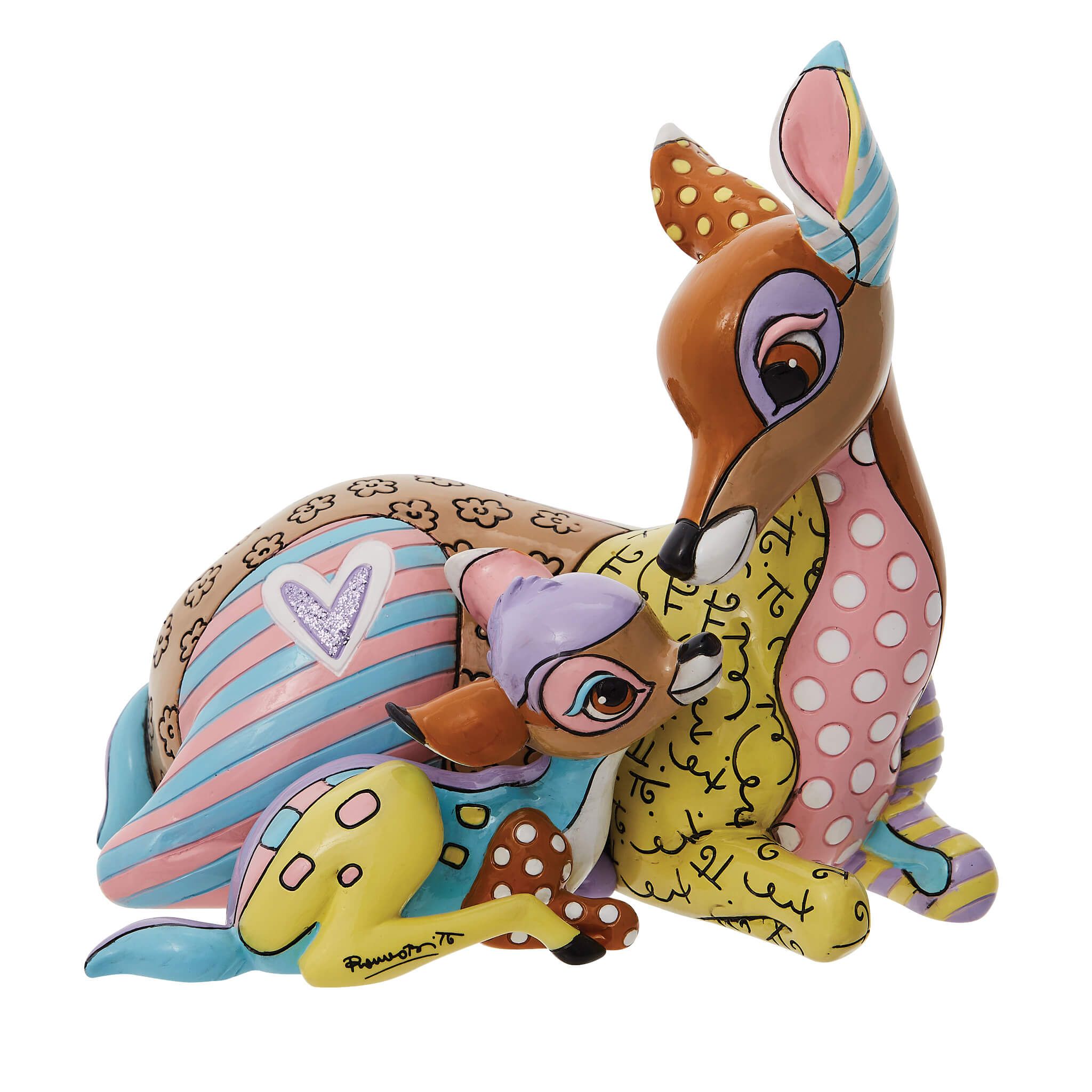 Britto - 'Bambi & Mother' Figurine - Large