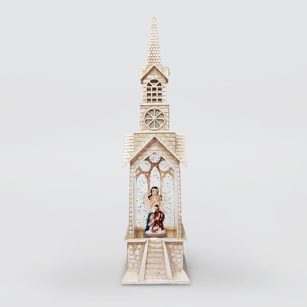 Baby Jesus Church Christmas LED Snow Globe