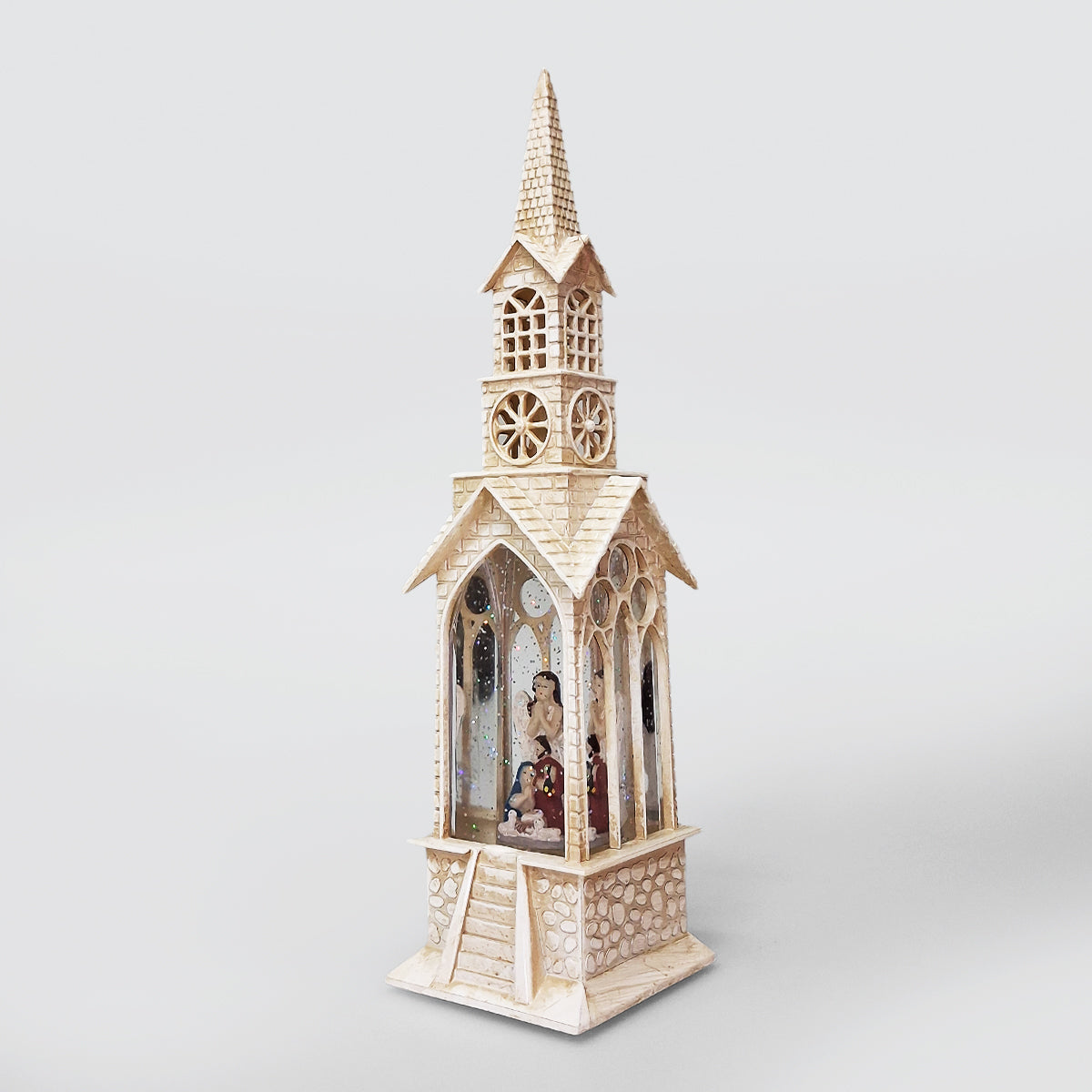 Baby Jesus Church Christmas LED Snow Globe