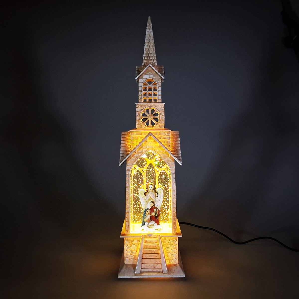 Baby Jesus Church Christmas LED Snow Globe