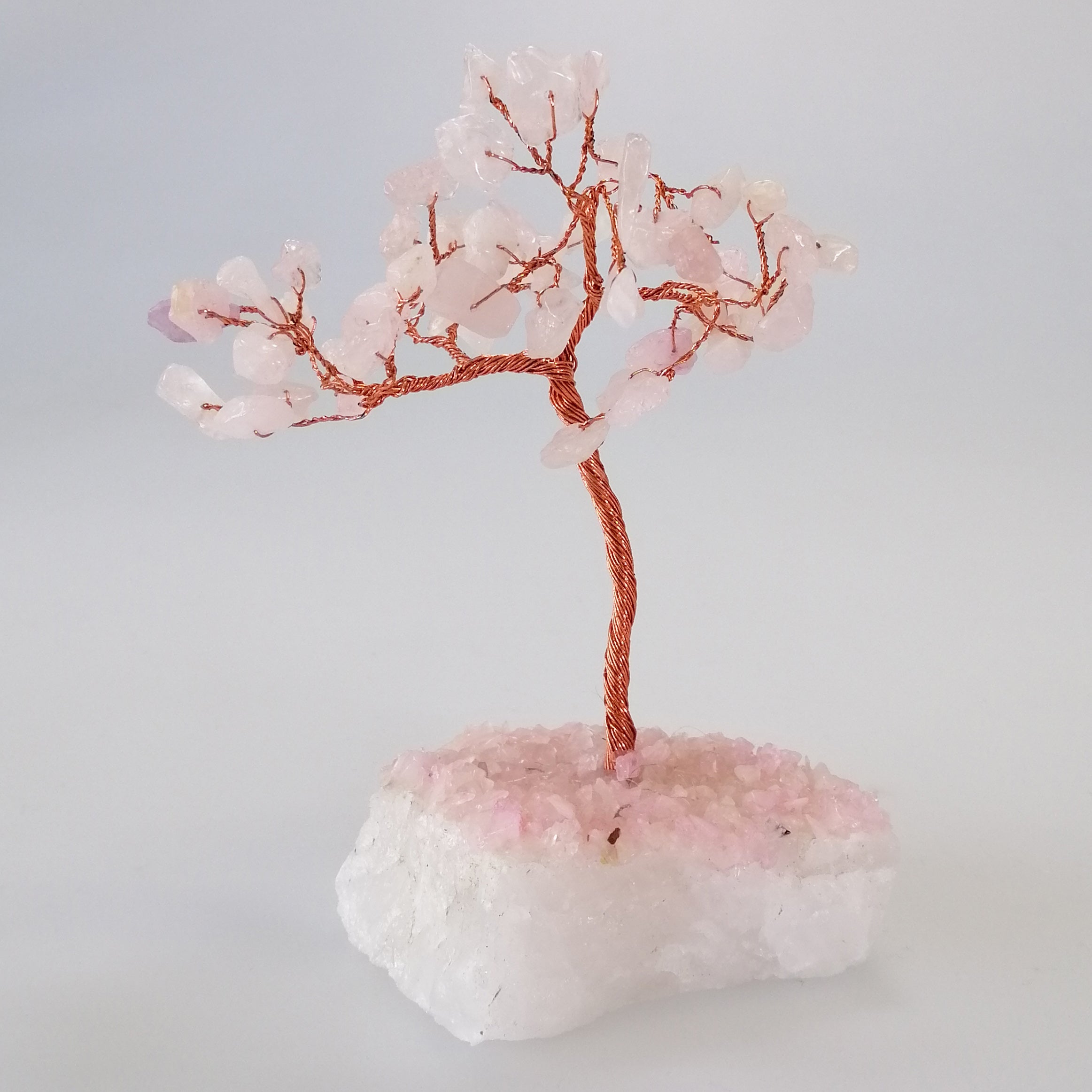 Rose Quartz Gemstone Tree - 12cm