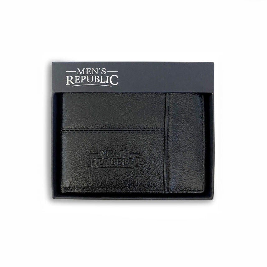 Mens Republic - Leather Wallet - Black