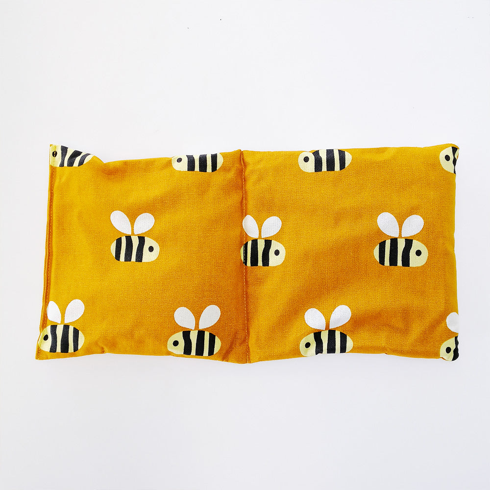 Designer Wheat Bag - Mustard Bee
