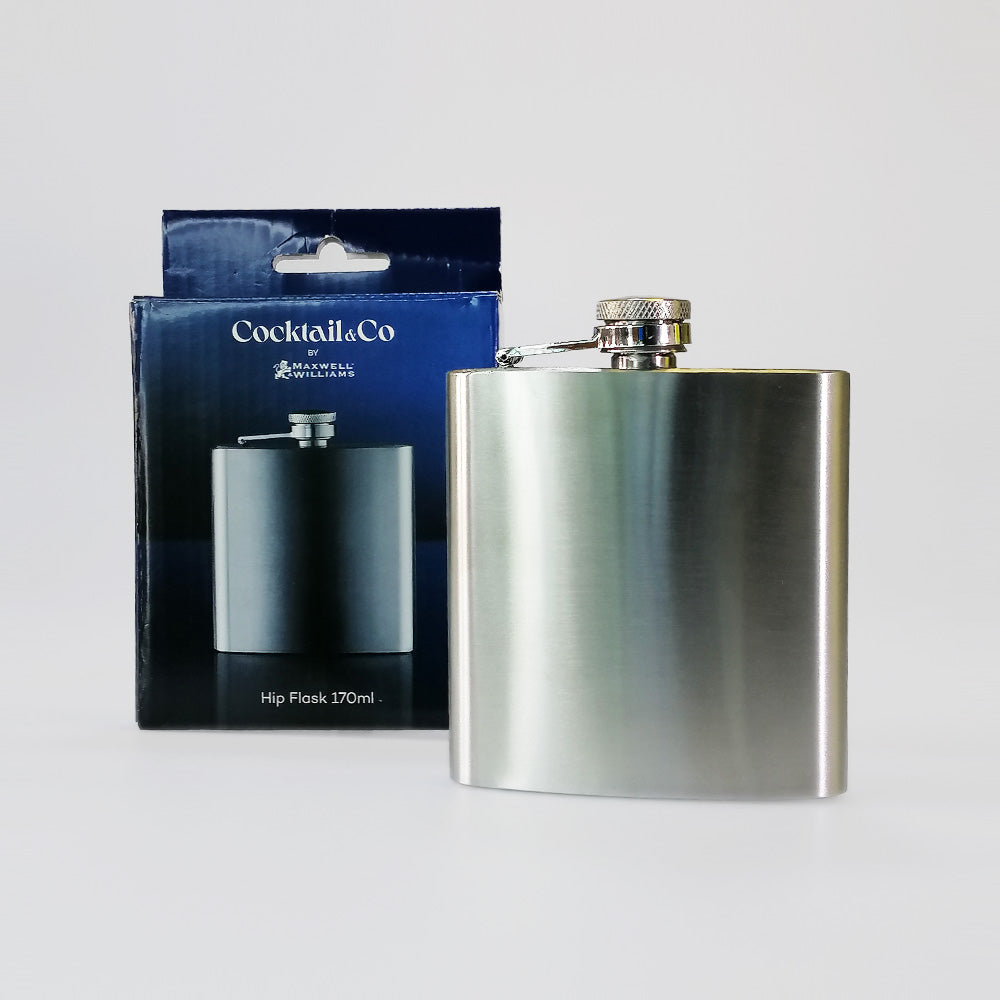 Cocktail & Co Stainless Hip Flask - 170ml
