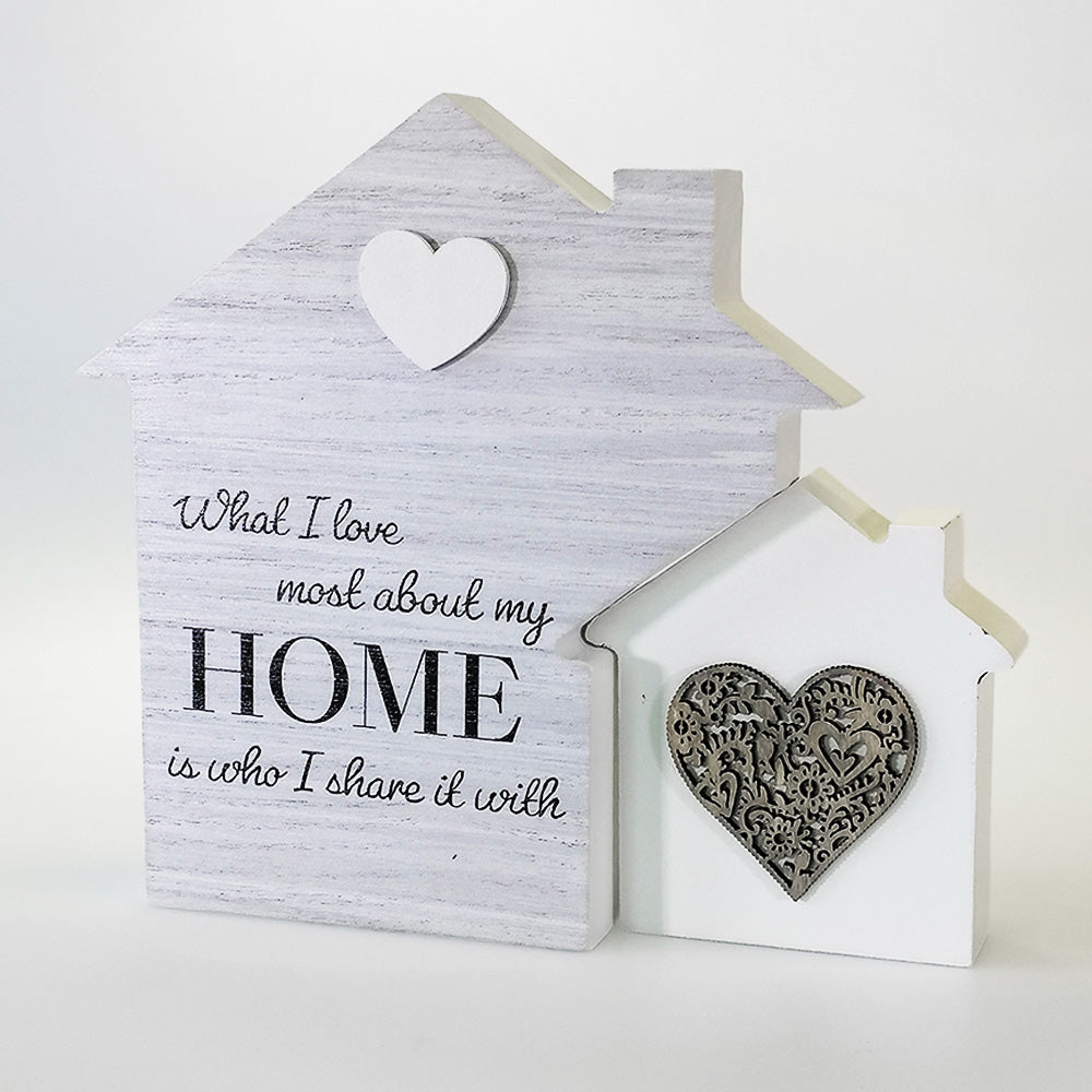 'Love My Home' Plaque