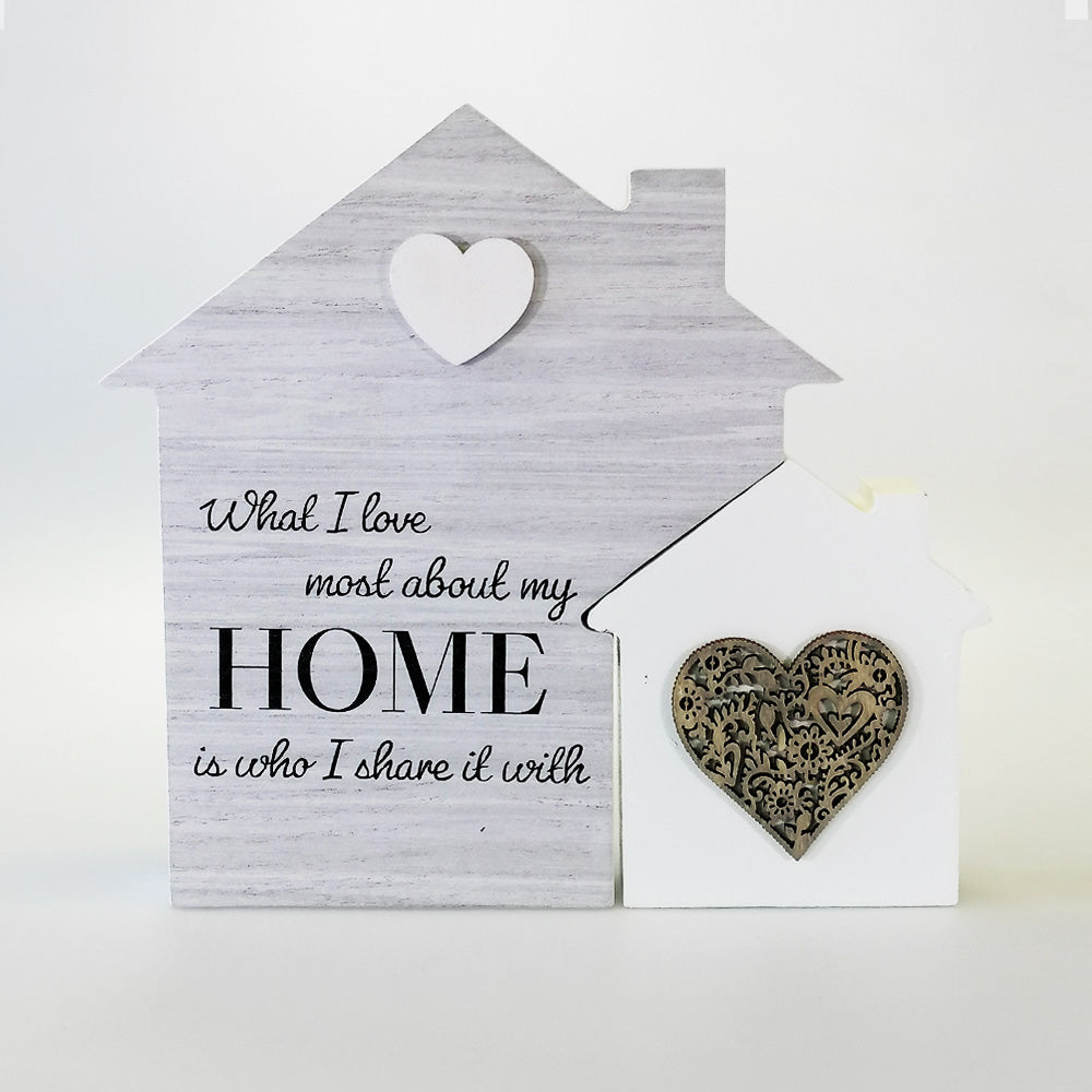 'Love My Home' Plaque