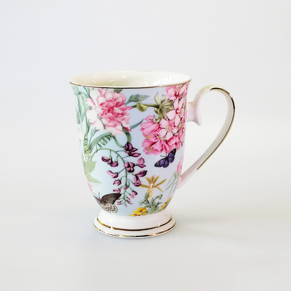 Ashdene - 'Romantic Garden' Footed Mugs