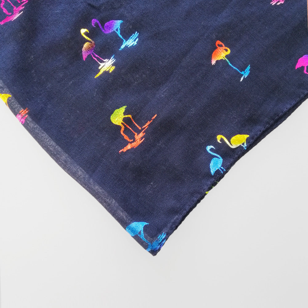 Flamingo Foil Scarf