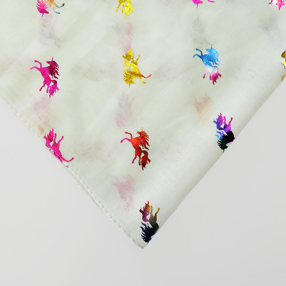 Unicorn Foil Scarf