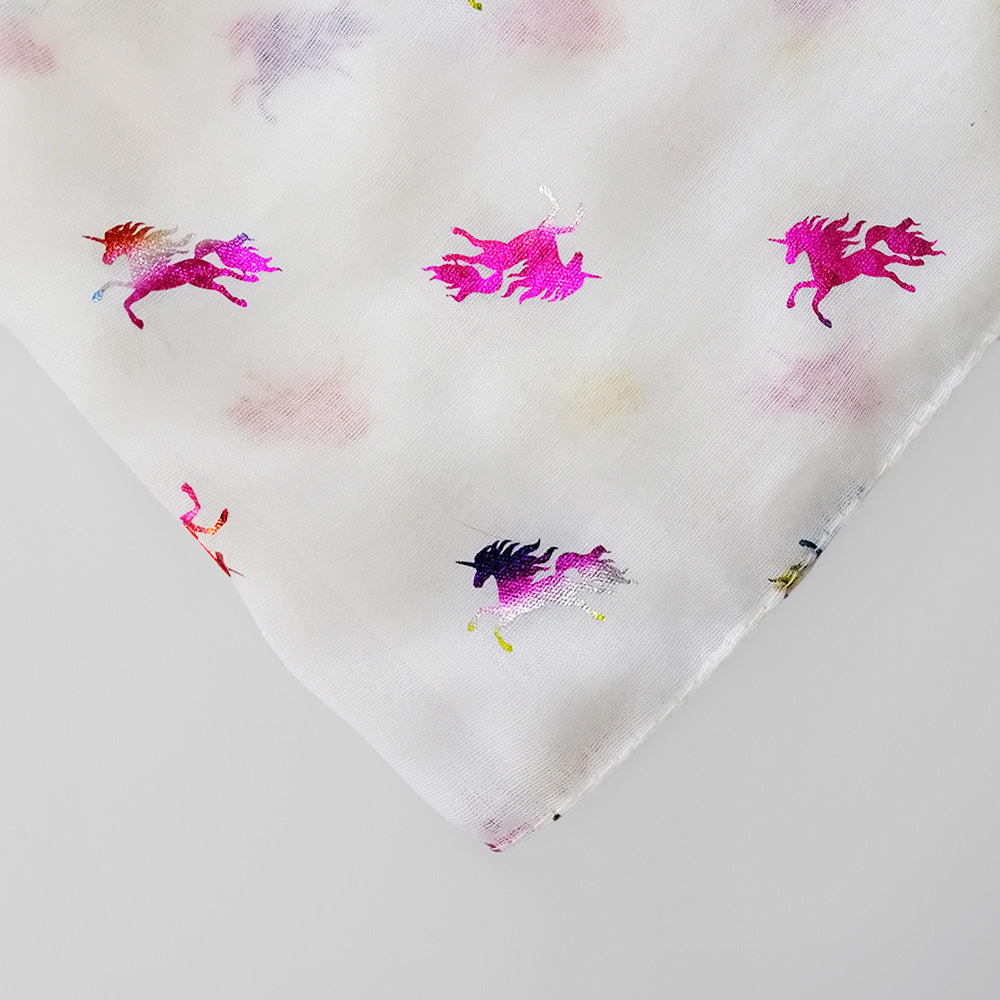 Unicorn Foil Scarf