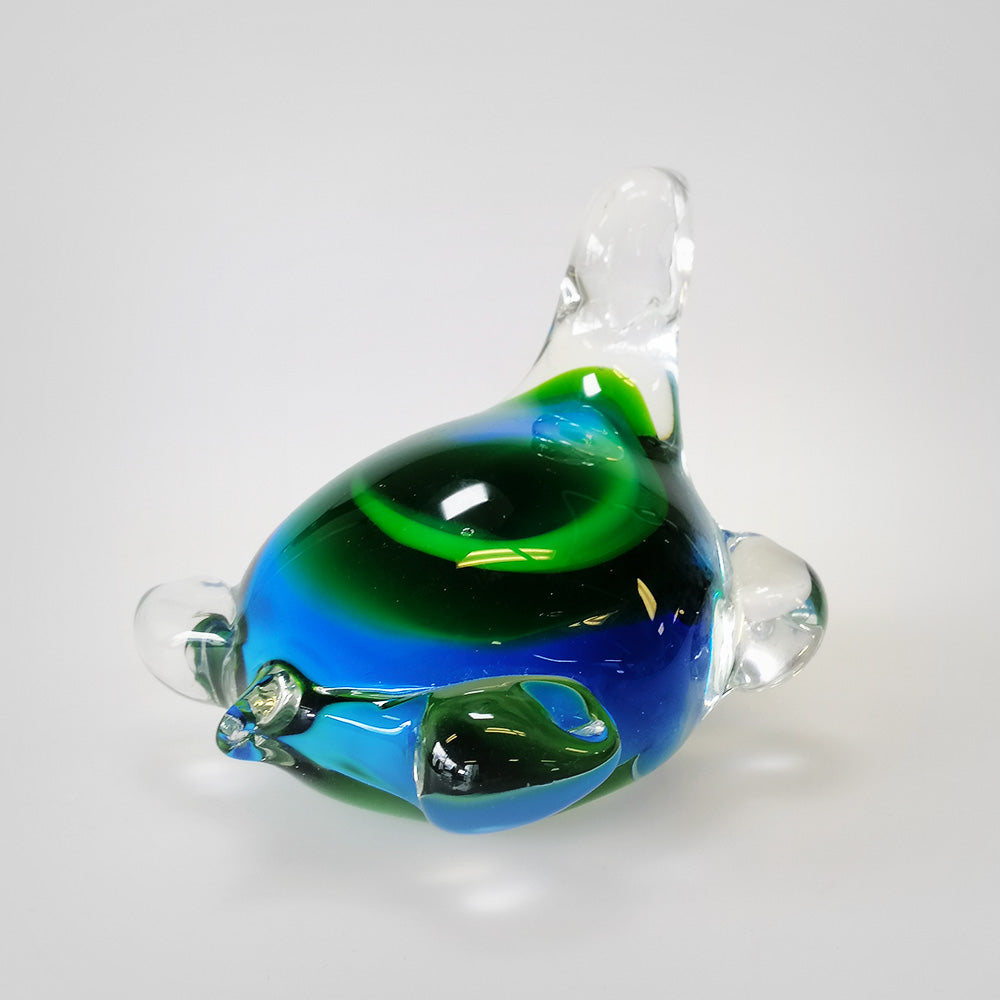 Glass Paua Colours Turtle - 11cm