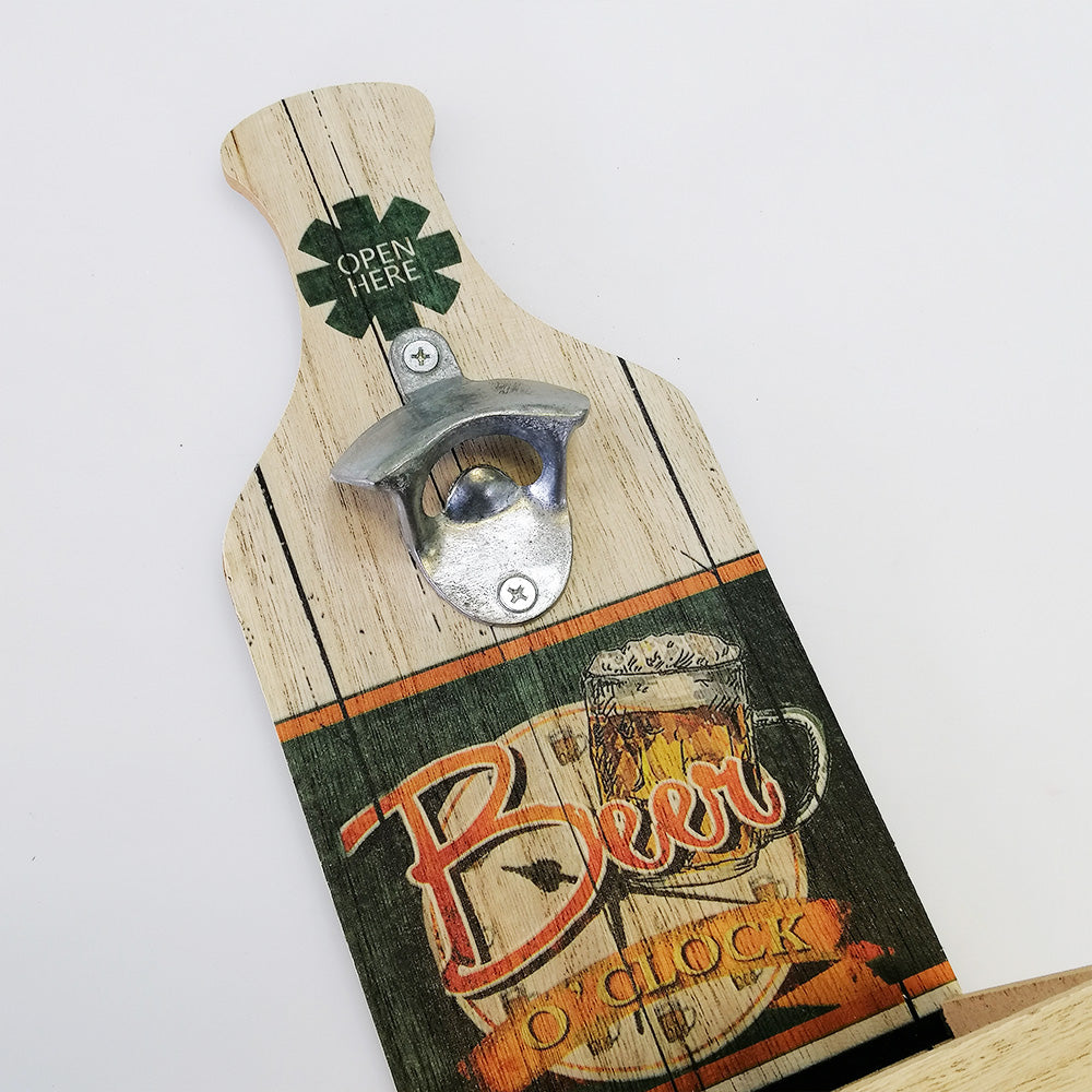 'Beer o'clock' Bottle Opener
