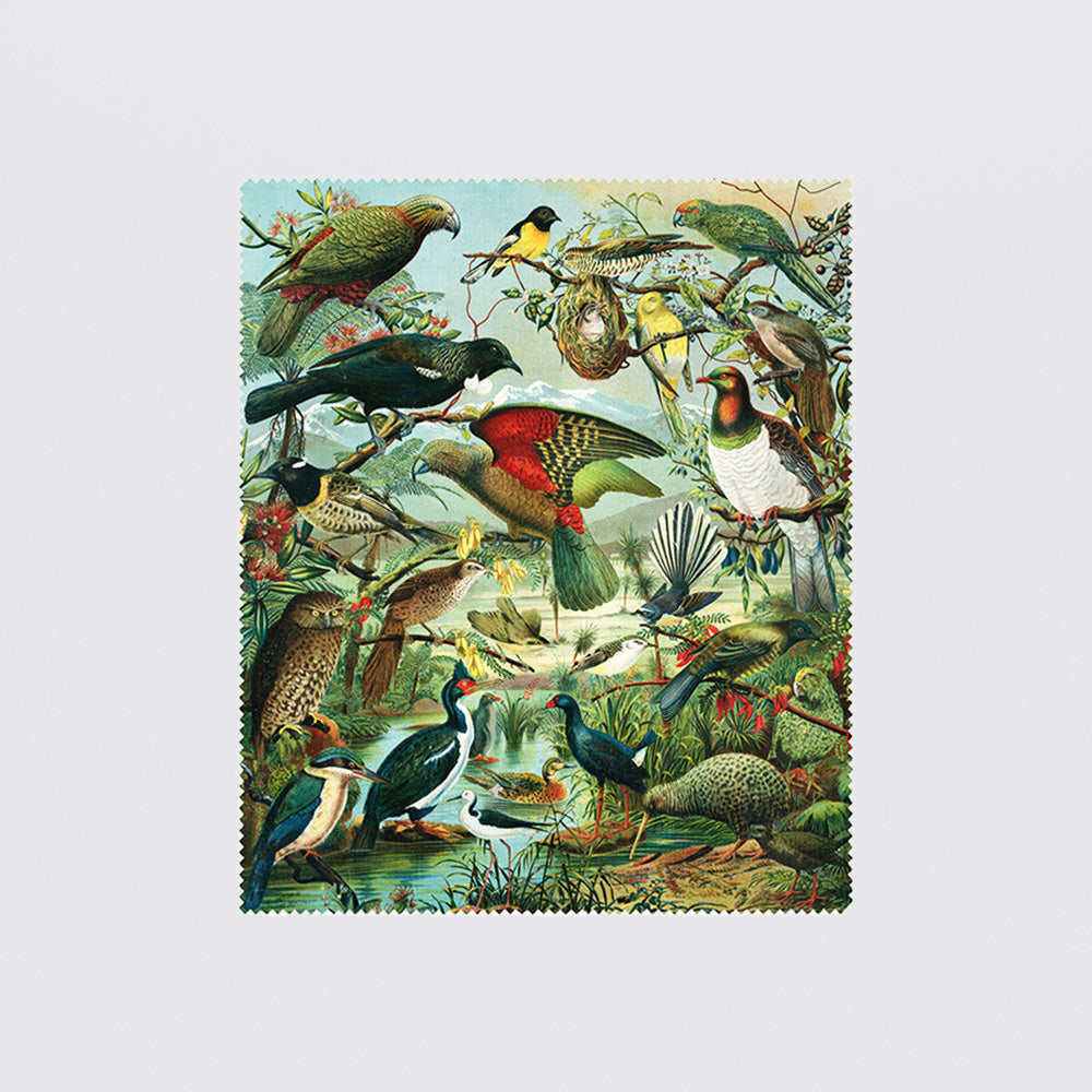 Microfibre Lens Cloth - 'Native Birds'