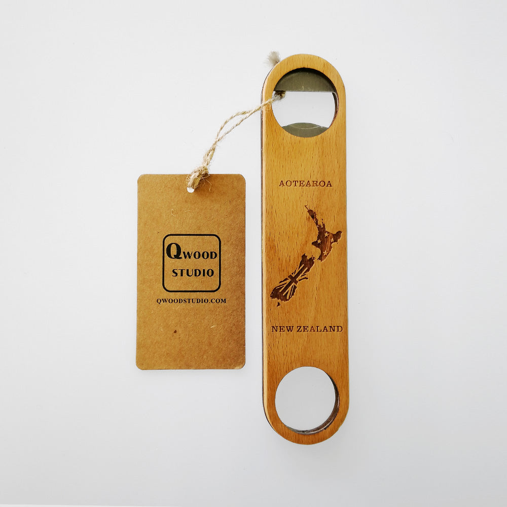 Kiwiana Bottle Opener W/ Paua