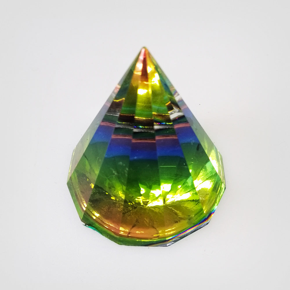 Small Iridescent Prism Crystal - 5cm