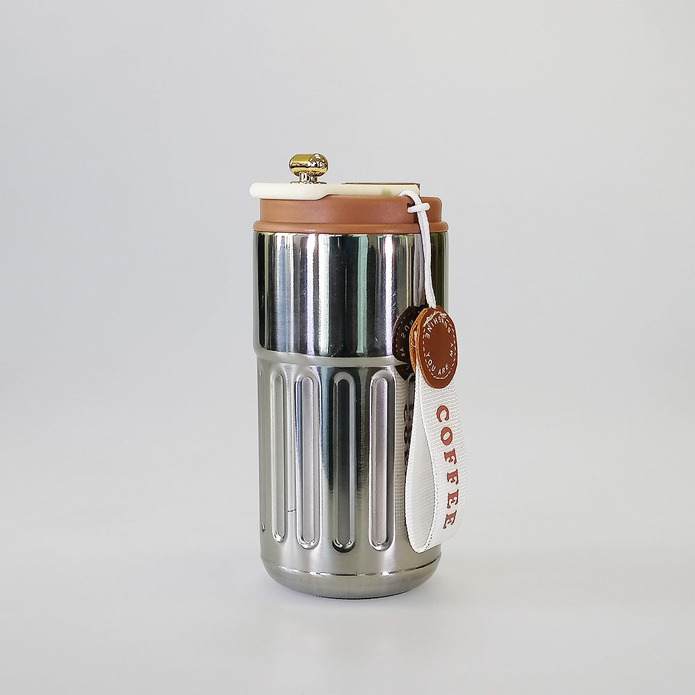 Coffee Mug With Temp - Silver