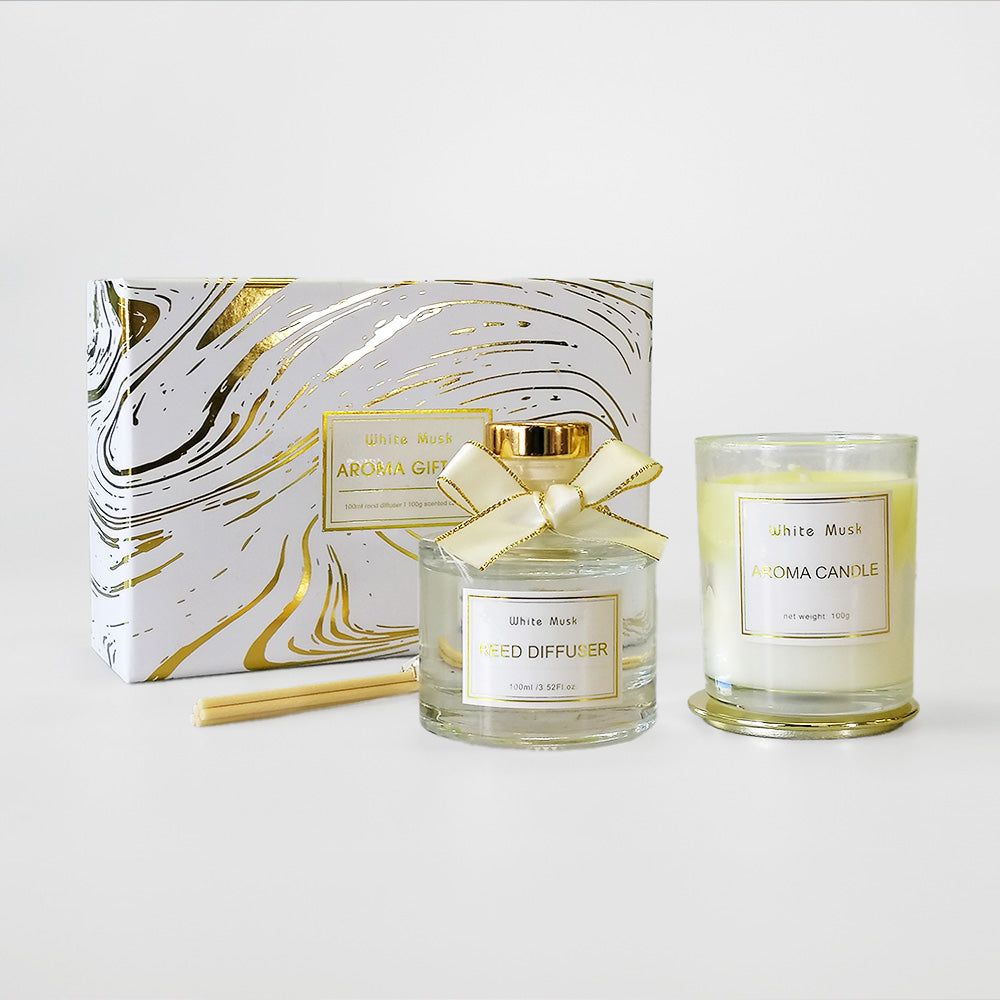 White Musk - Candle & Diffuser Set