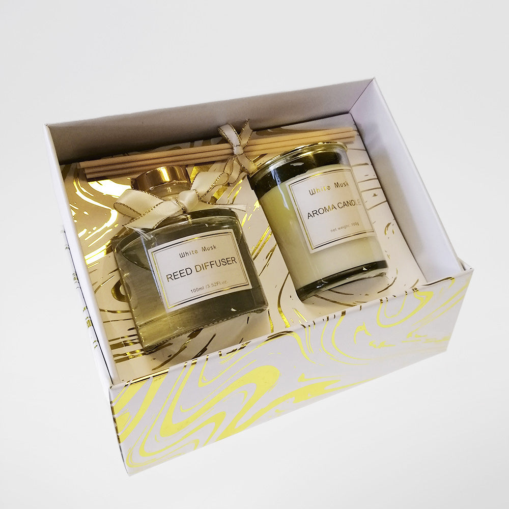 White Musk - Candle & Diffuser Set