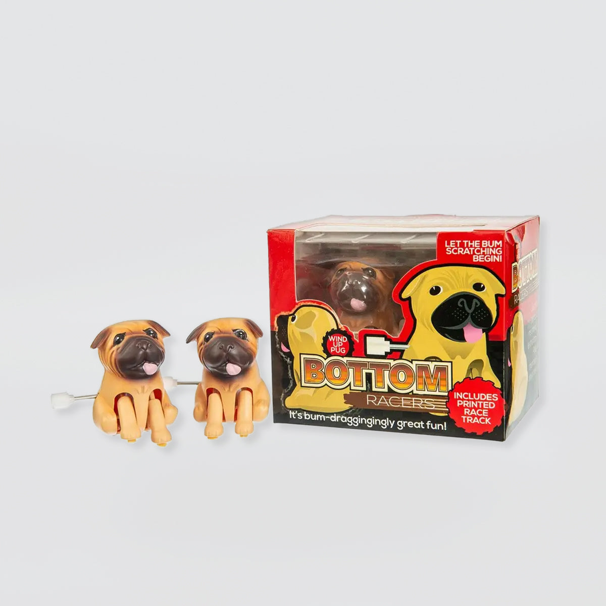 Racing Pugs Toy - 'Bottom Racer'