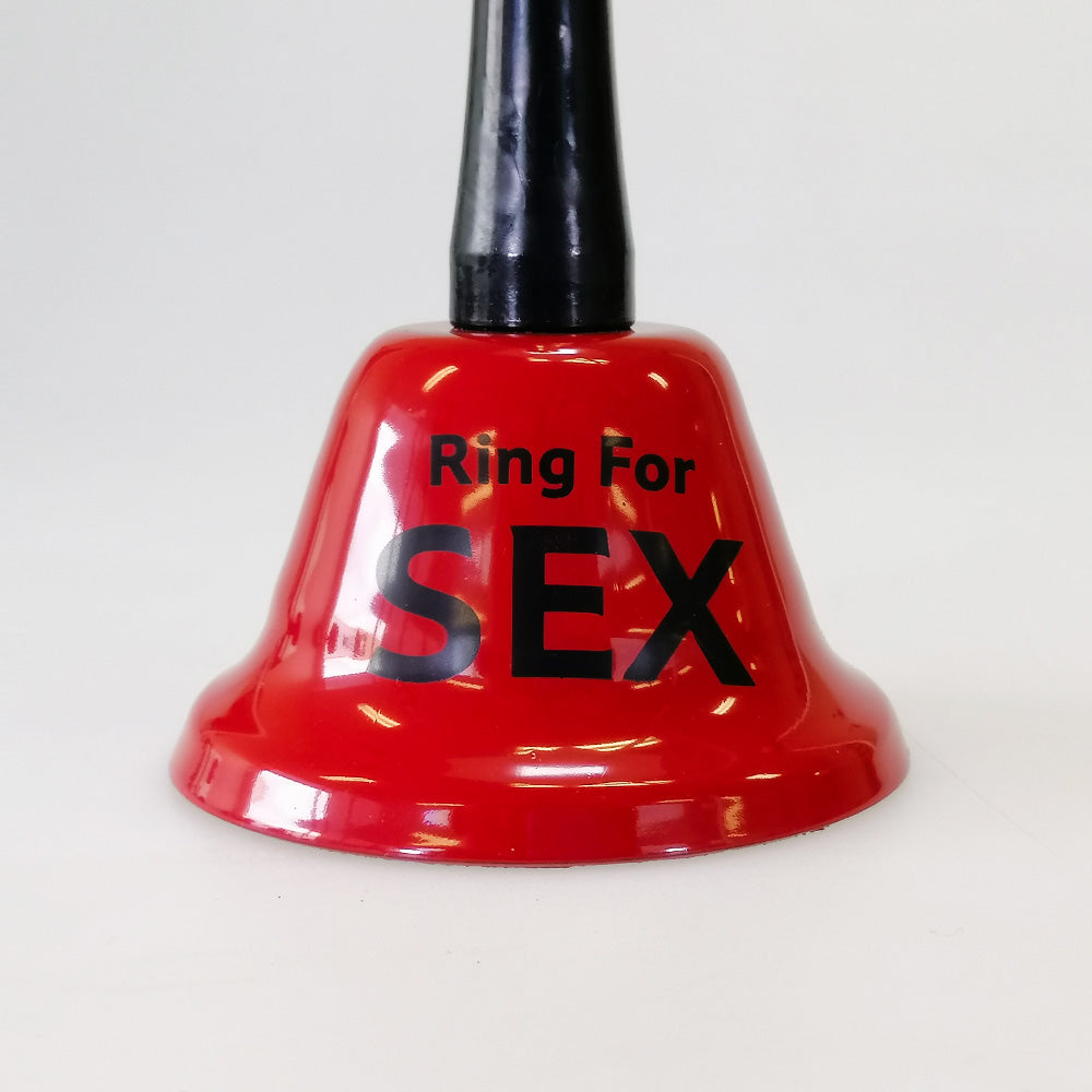 'Ring For Sex' Bell - Red 7.5x12cm