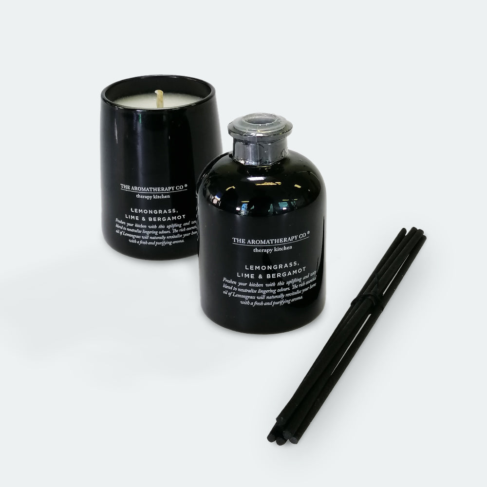 The Aromatherapy Co. Diffuser & Candle Gift Set - Kitchen Refresh