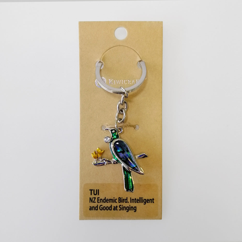 Kiwicraft - Paua Tui Keyring