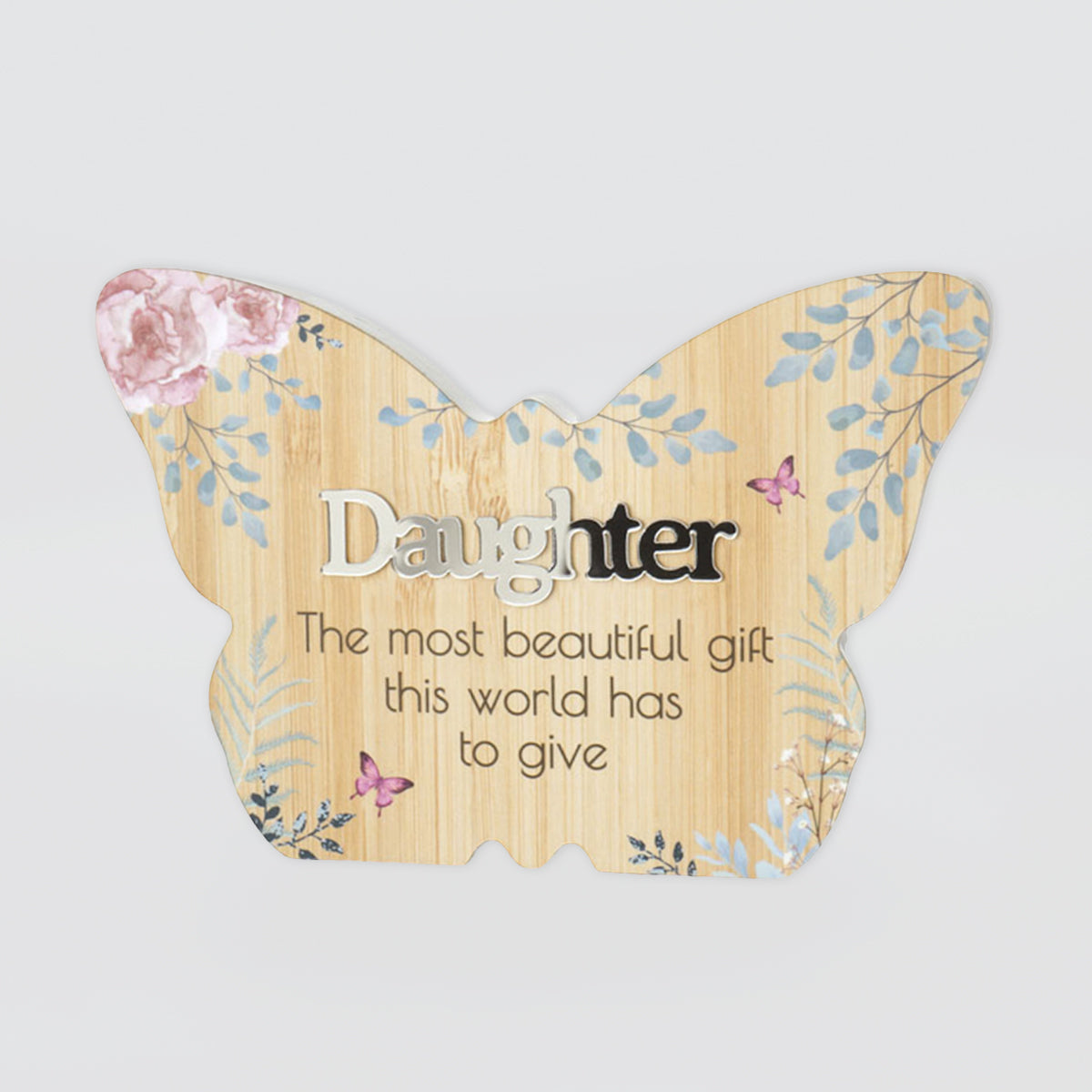 Spring Butterfly Plaque - 'Daughter'
