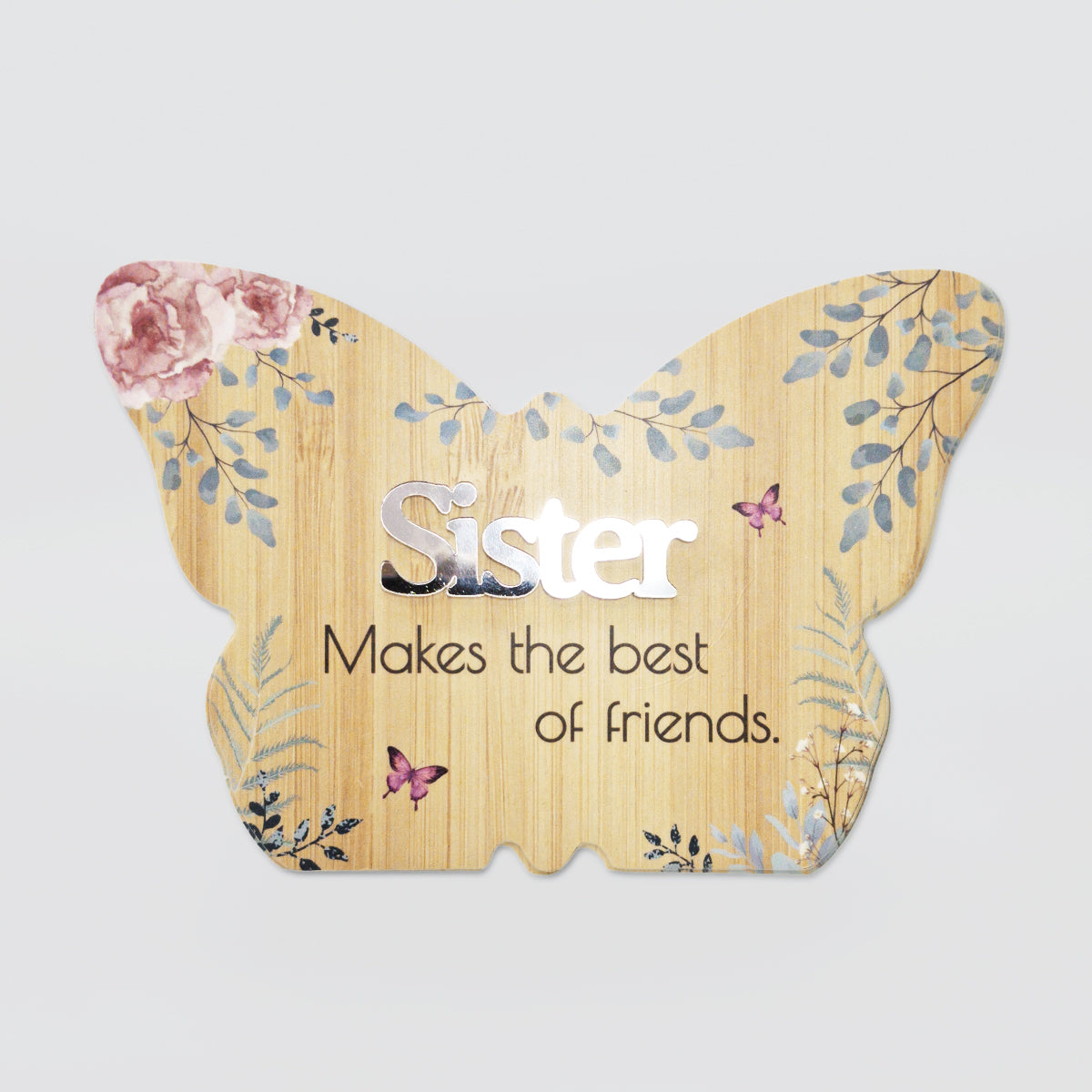 Spring Butterfly Plaque - 'Sister'