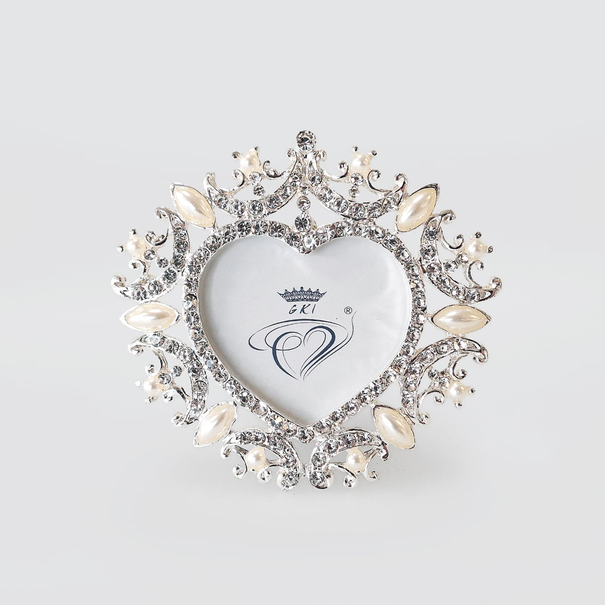 Small Heart Diamante Frame