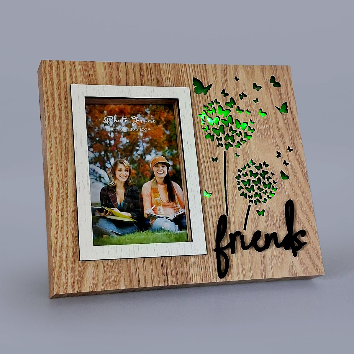 Wooden LED Frame - Friends