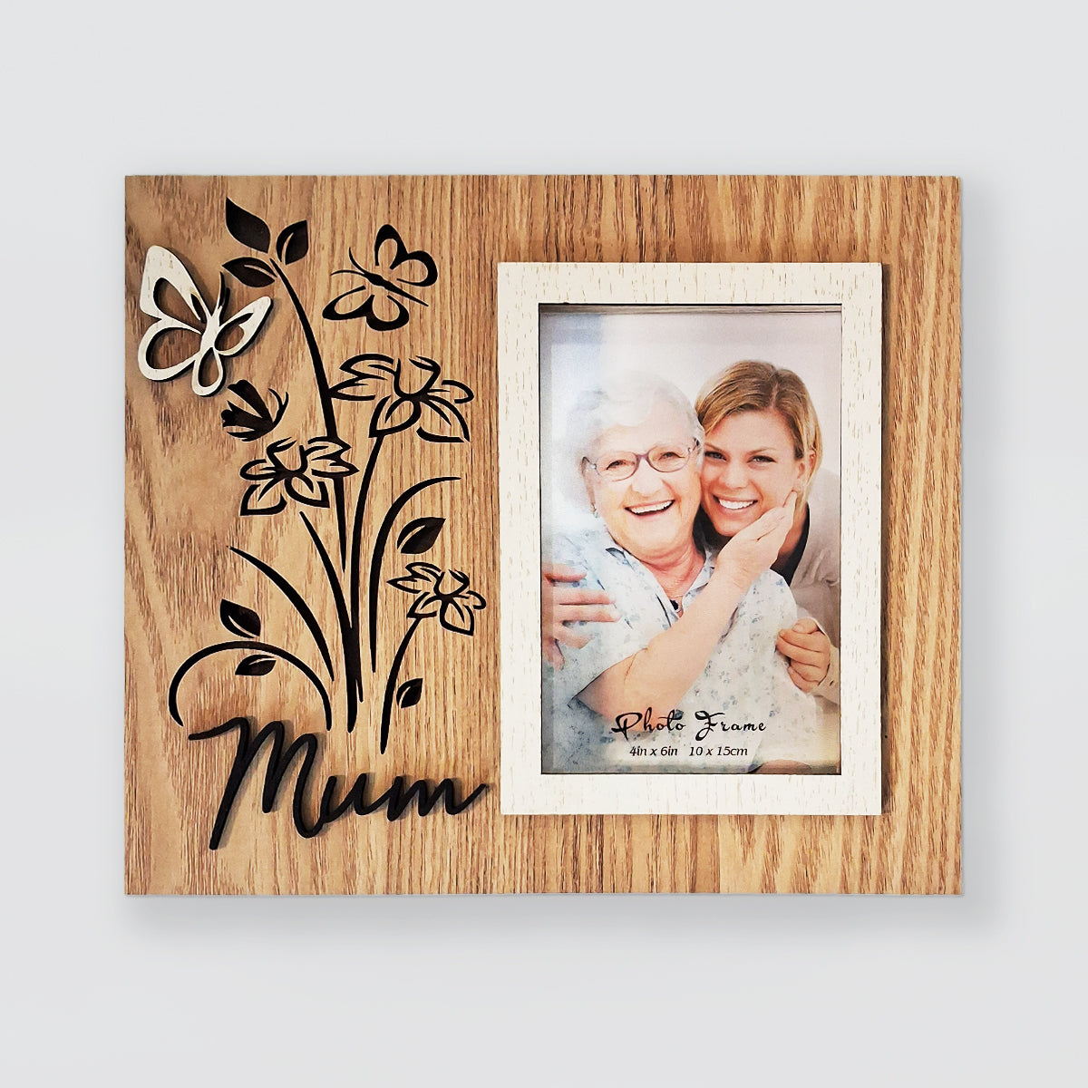 Wooden LED Frame - Mum