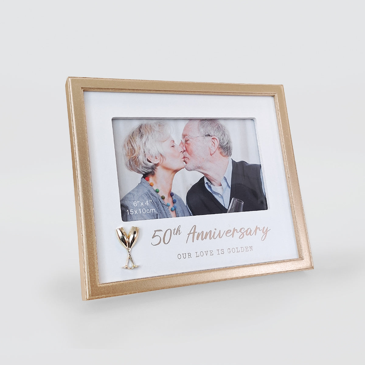 50th Anniversary Gold Frame - 4x6