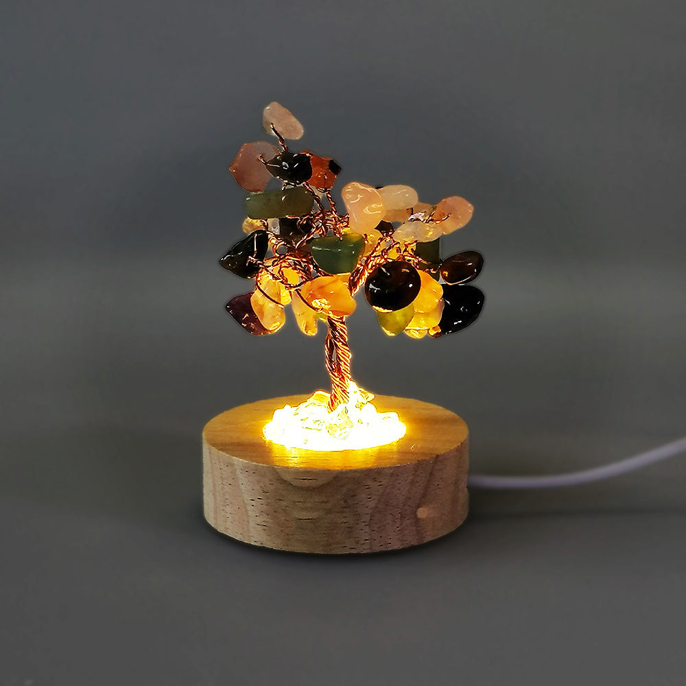 Light Up Gem Tree - 10cm