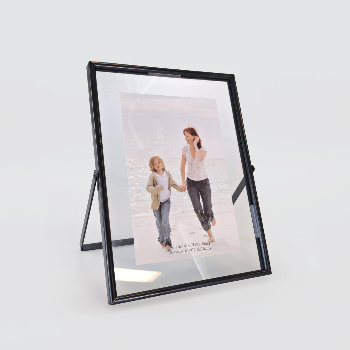 Black Edge Glass Frame