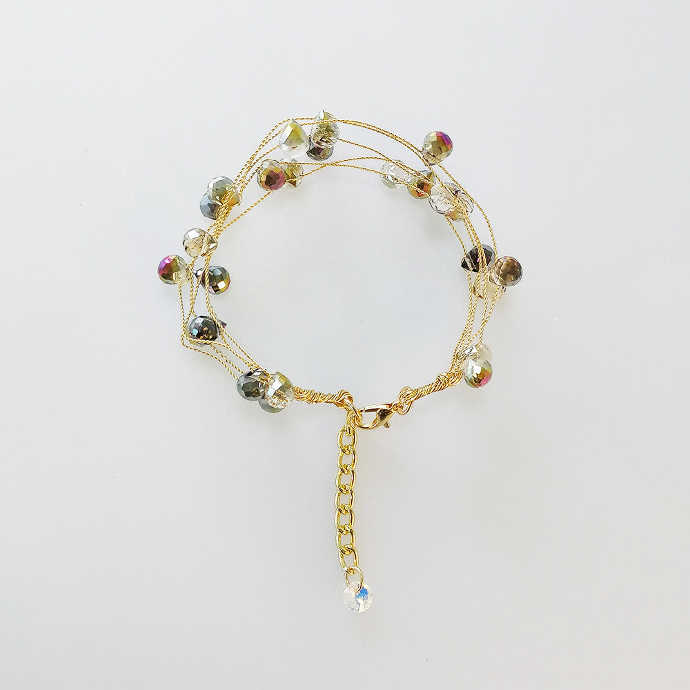 Bedazzle Bracelets - Crystals & Wire