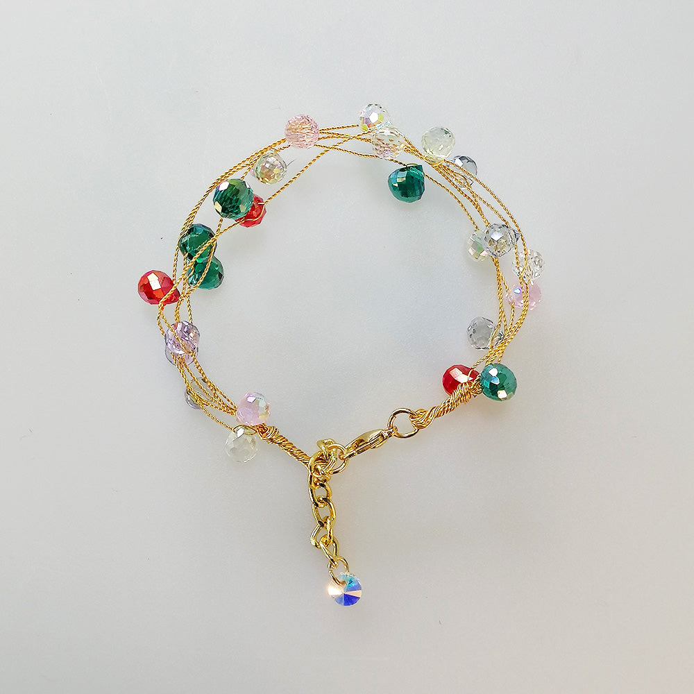 Bedazzle Bracelets - Crystals & Wire