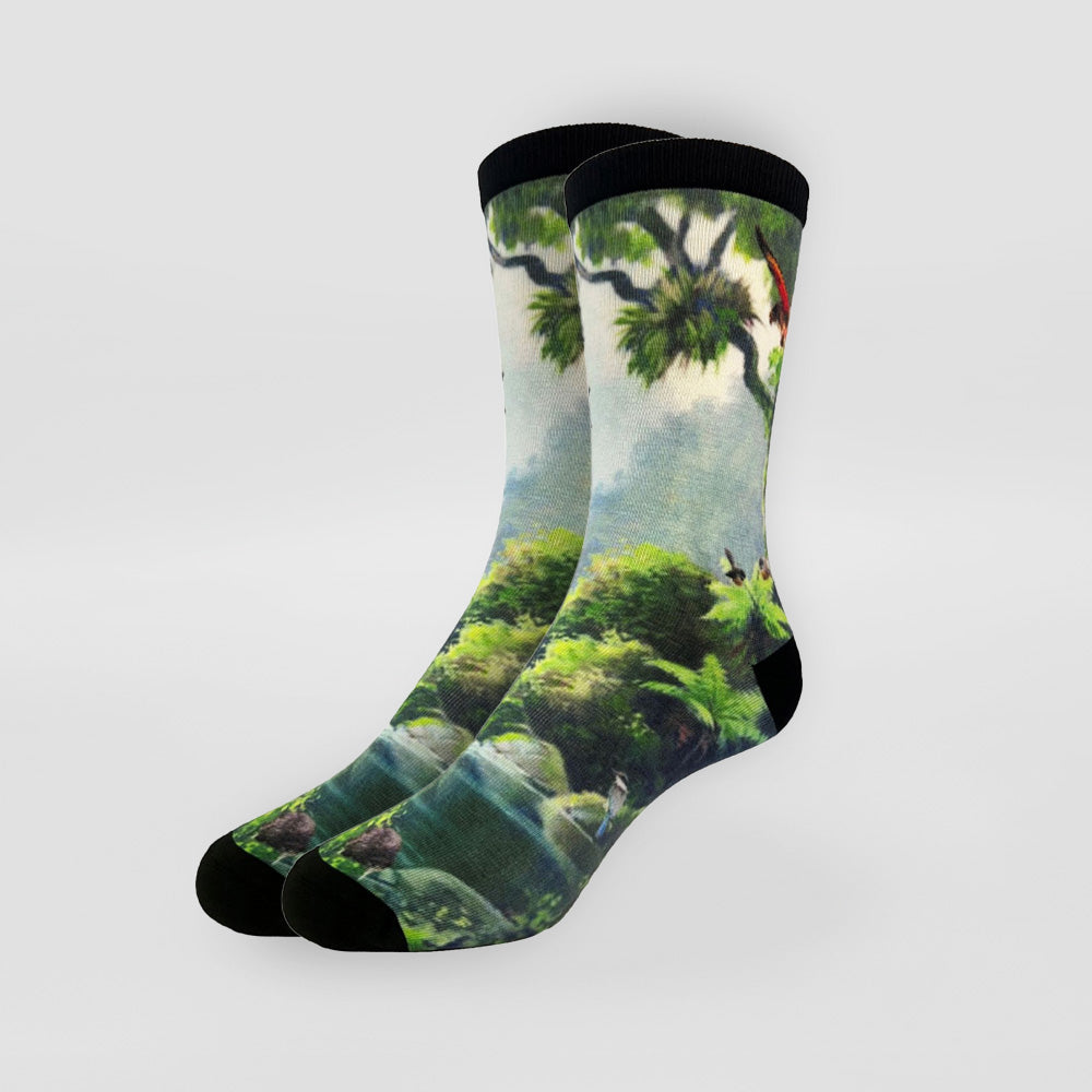 Printed Socks - Native Birds